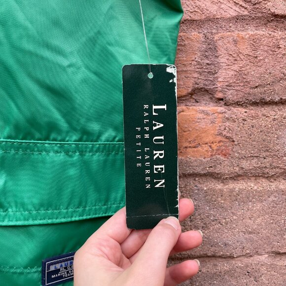 Vintage Ralph Lauren Green Boating Sailing Anorak Vest - Picture 3 of 10